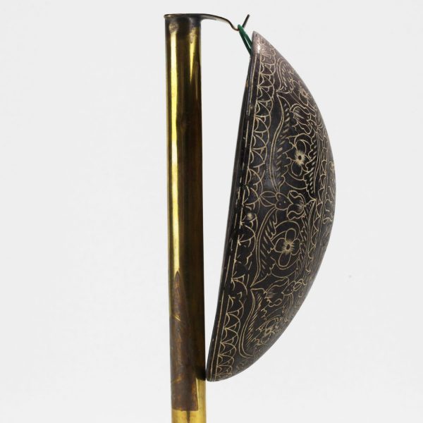 noix de coco gravée travail de bagnard - artcession