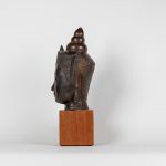Artcession – tete bronze divinité thaïlandaise