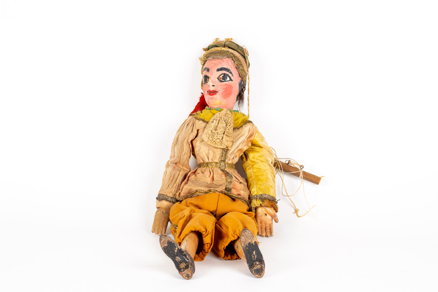 Marionnette à fils en bois - Clown