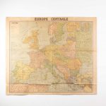 Artcession carte europe centrale 1925
