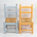 Artcession paire de chaises enfant vintage