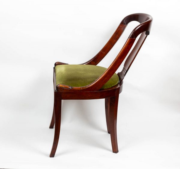 Artcession paire de chaises gondoles époque Restauration