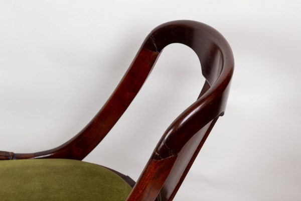 Artcession paire de chaises gondoles époque Restauration