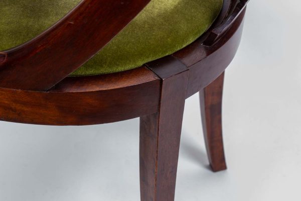 Artcession paire de chaises gondoles époque Restauration