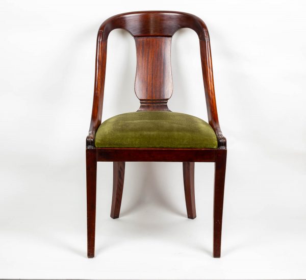 Artcession paire de chaises gondoles époque Restauration