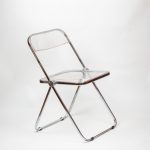 Artcession-Paire de chaises PLIA GIANCARLO Piretti pour Castelli, design, vintage