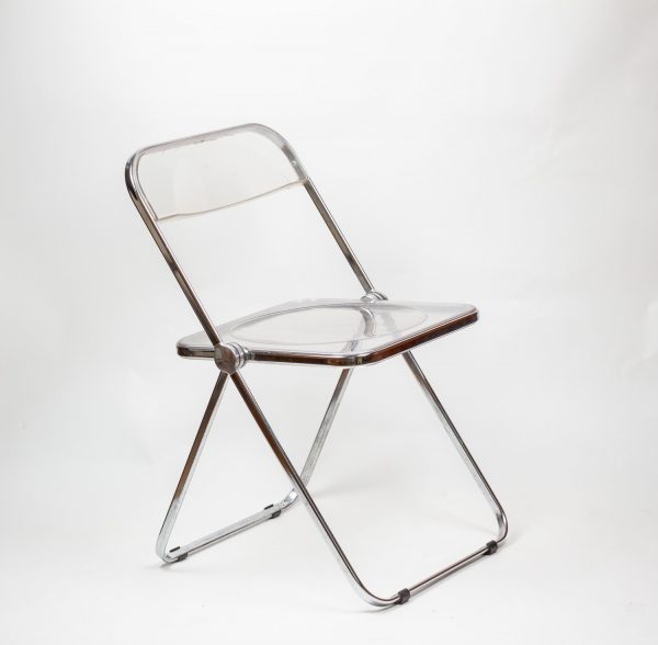 Artcession-Paire de chaises PLIA GIANCARLO Piretti pour Castelli, design, vintage