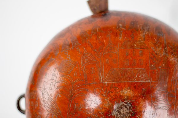 Artcession-Gourde corse gravée XIXe