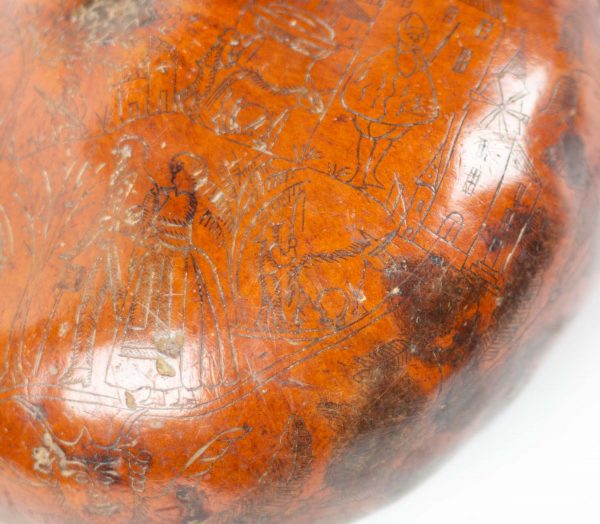 Artcession-Gourde corse gravée XIXe