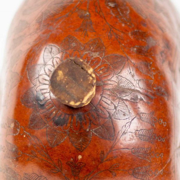 Artcession-Gourde corse gravée XIXe