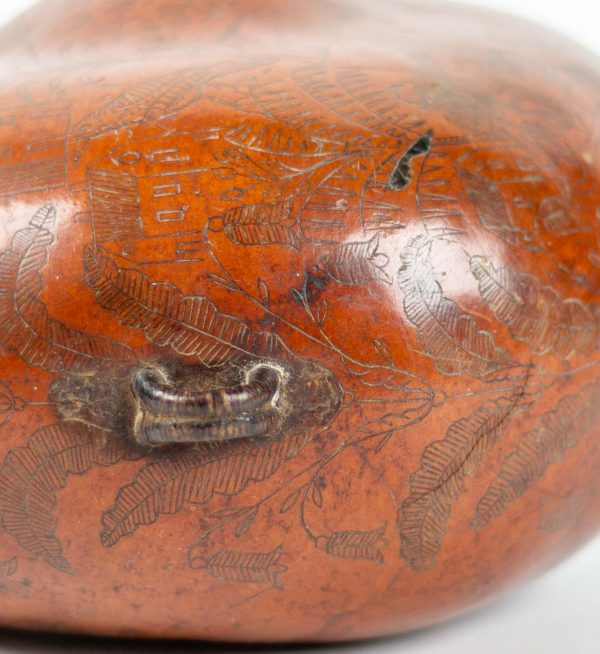 Artcession-Gourde corse gravée XIXe