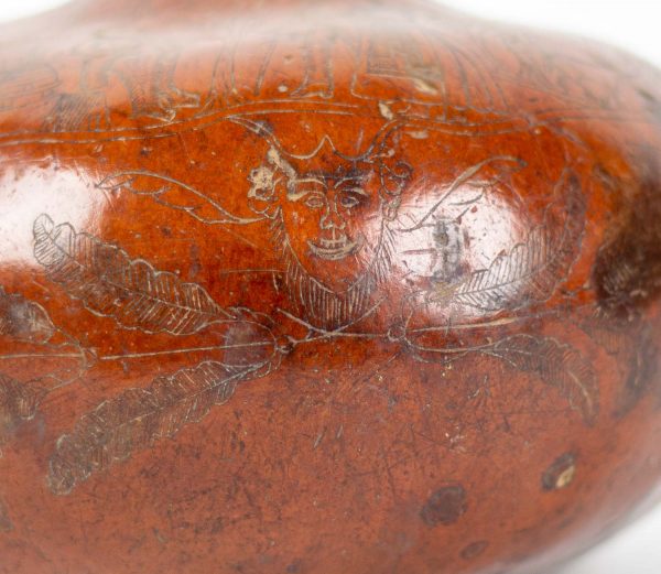 Artcession-Gourde corse gravée XIXe