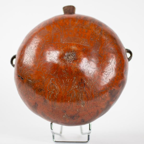 Artcession-Gourde corse gravée XIXe