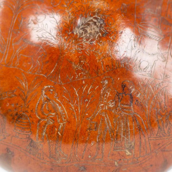 Artcession-Gourde corse gravée XIXe