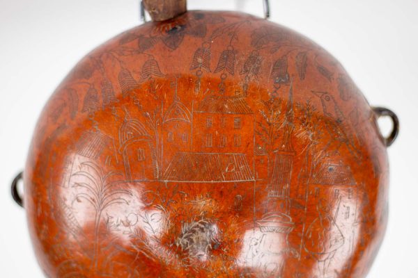 Artcession-Gourde corse gravée XIXe