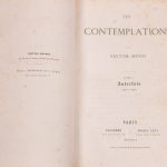 Artcession-Hugo Les Contemplations édition originale