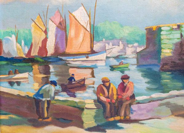 Artcession-tableau peinture Bretagne Concarneau