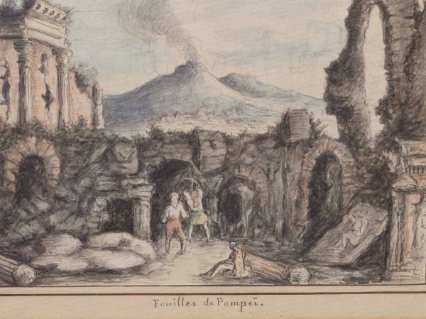 artcession aquarelle pompei